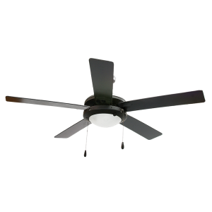 Bright Star Lighting - 132 cm 5 Blade Ceiling Fan - Black