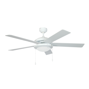 Bright Star Lighting - 132 cm 5 Blade Ceiling Fan - White