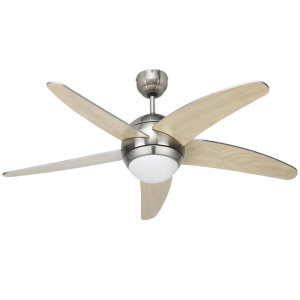 Bright Star Lighting - 132cm 5 Blade Ceiling Fan - Satin