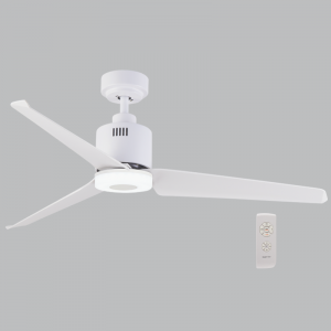 Bright Star Lighting - 65W 18W LED 3 Blade Ceiling Fan - White