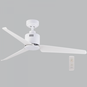Bright Star Lighting - 65W 3 Blade Ceiling Fan Without Light - White