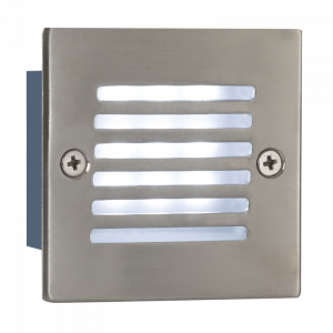 Bright Star Lighting - Square LED Footlight with Stainless Steel Grid