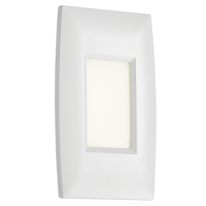 Bright Star Lighting - 2 Watt LED Footlight - Fits into 2 X 4 Surface Mount Box - White