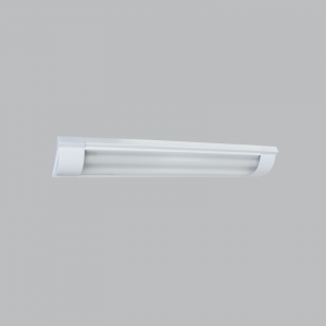 Bright Star Lighting - 2 Foot White LED Flush Mount Slim Line Fluorescent Light Fitting