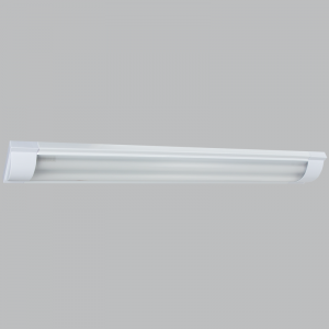 Bright Star Lighting - 4 Foot White LED Flush Mount Slim Line Fluorescent Light Fitting