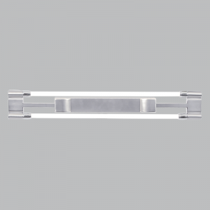 Bright Star Lighting - 2 Foot Satin Chrome Polycarbonate Fluorescent Fitting