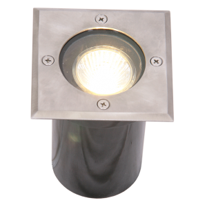 Bright Star Lighting - Stainless Steel Square Recessed Ground Light