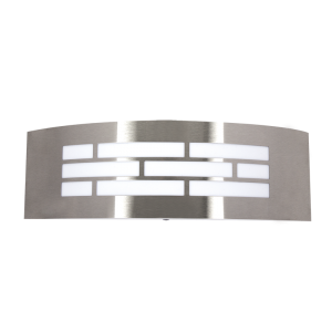 Bright Star Lighting - Rectangular Stainless Steel Wall Bracket With Polycarbonate Cover