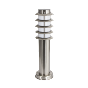 Bright Star Lighting - Small Stainless Steel Bollard With White Perspex Cover