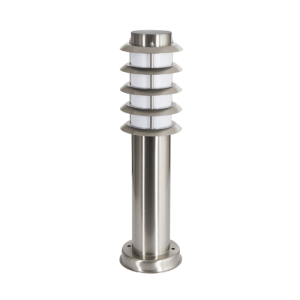 Bright Star Lighting - Small Stainless Steel Bollard With White Perspex Cover