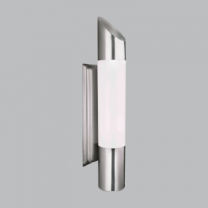 Bright Star Lighting - Stainless Steel Wall Bracket With Straight Opal Cover