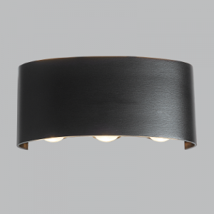 Bright Star Lighting - 3 Light Aluminium Up and Down Facing LED Wall Light