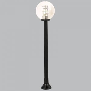 Bright Star Lighting - PVC Bollard with Clear Polycarbonate Cover
