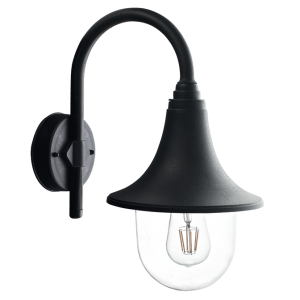 Bright Star Lighting - Outdoor Down Facing PVC Lantern - Black