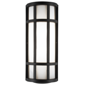 Bright Star Lighting - Straight Up Right Aluminium Wall Bracket with Frosted Glass