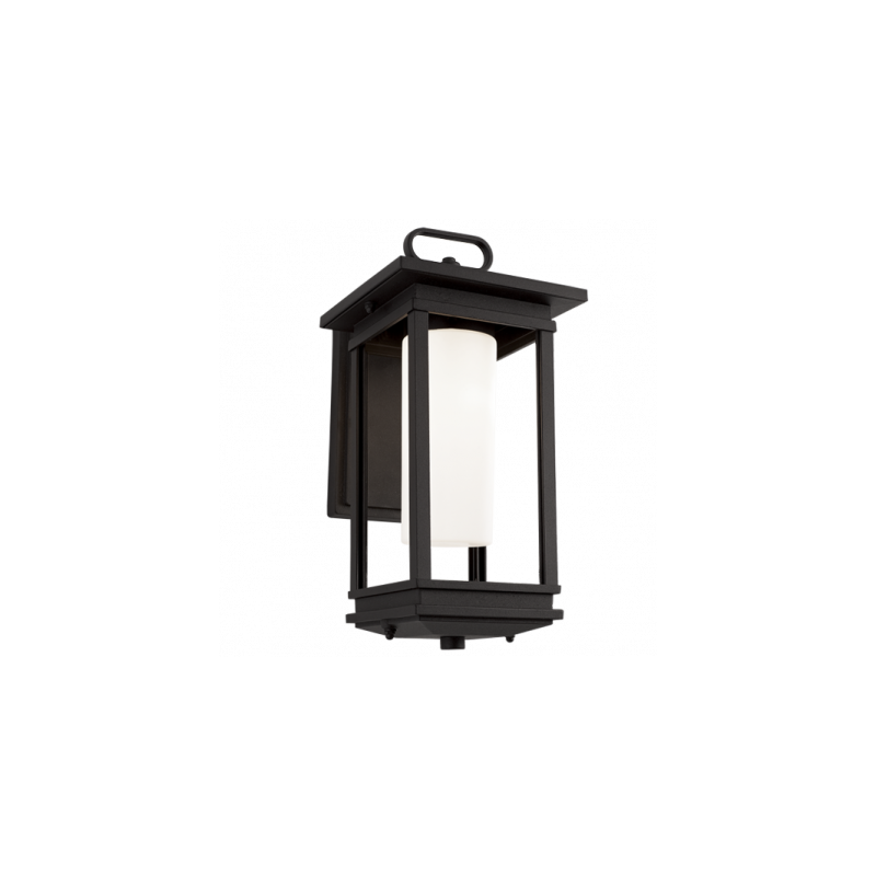 Bright Star Lighting Black Down Facing Aluminium Lantern With Frosted bright-star-lighting-black-down-facing-aluminium-lantern-with-frosted