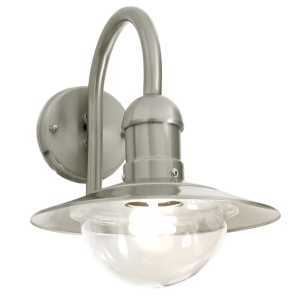 Bright Star Lighting - Curved Stainless Steel Lantern