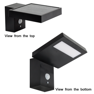 Bright Star Lighting - Plastic Outdoor Solar LED Sensor Wall Lamp