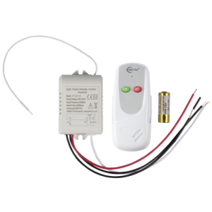 Bright Star Lighting - 1 Way Remote and Receiver for Ceiling Fittings