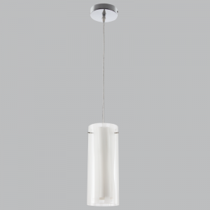 Bright Star Lighting - Corded Double Glass Pendant with Transparent Cord