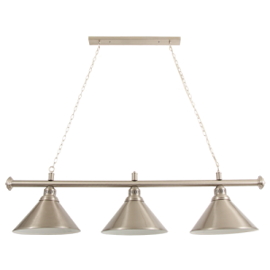 Bright Star Lighting - Billiard Pool Table Pendant with Three Heads - Satin