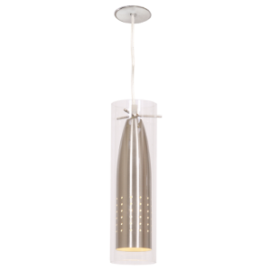 Bright Star Lighting - Aluminium Dome Pendant with Clear Glass