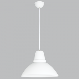Bright Star Lighting - Aluminium Dome Pendant with Black Cord