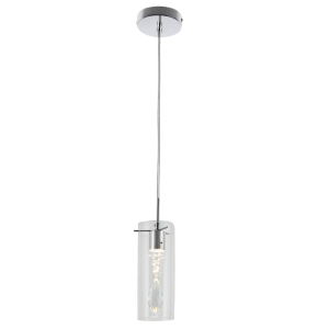 Bright Star Lighting - 1 Polished Chrome LED Pendant