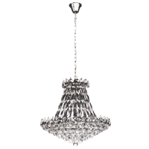 Bright Star Lighting - Polished Chrome and Crystal Pendant