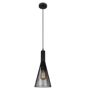 Bright Star Lighting - Metal Pendant with Geometric Pattern - 155mm