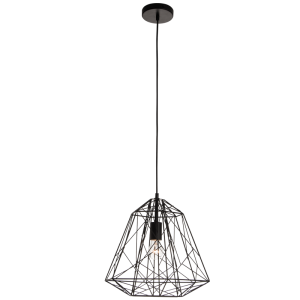 Bright Star Lighting - Metal Pendant with Geometric Pattern - 390mm