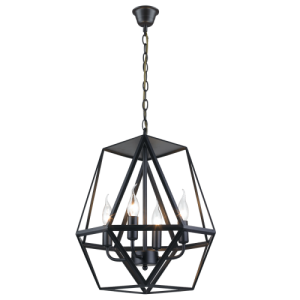 Bright Star Lighting - Hexagonal Shaped Metal Pendant