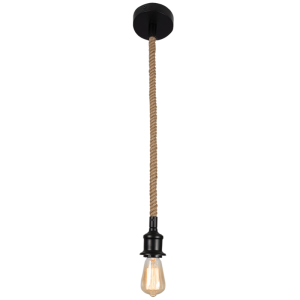 Bright Star Lighting - Metal Pendant with Rope