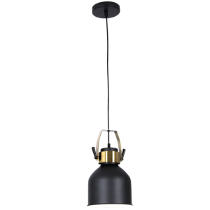 Bright Star Lighting - U Shaped Metal Pendant with Metal D馗or