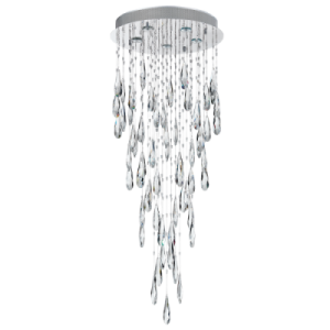 Bright Star Lighting - Stainless Steel and Crystal Pendant