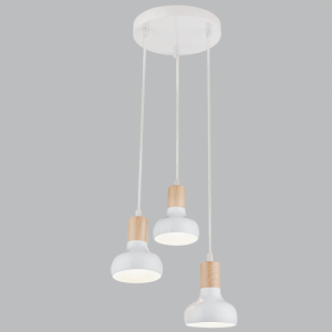 Bright Star Lighting - Metal with Wood Finish