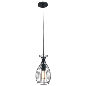 Bright Star Lighting - Metal Pendant with Geometric Pattern - 290mm