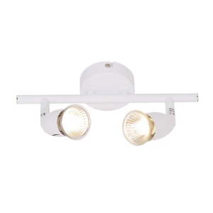 Bright Star Lighting - Two White Spotlight On Round Base
