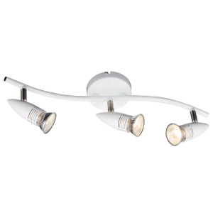 Bright Star Lighting - Three White Spotlight On Round Base