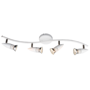 Bright Star Lighting - Four White Spotlight On Round Base