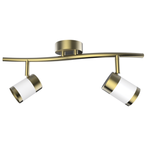 Bright Star Lighting - S172/2 BRASS/WHITE