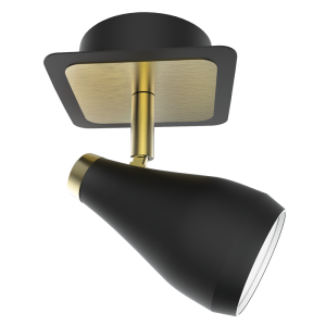 Bright Star Lighting - S173/1 BLACK/BRASS