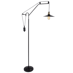 Bright Star Lighting - Metal Floor Lamp With Counter Weight