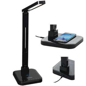 Bright Star Lighting - 13 Watt Desk Lamp With QI Wireless Charger