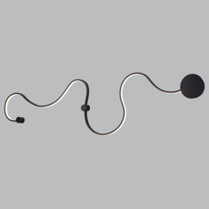 Bright Star Lighting - 40 Watt Sand Black Aluminium LED Fitting