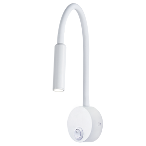Bright Star Lighting - 3 Watt LED Slim line Flexible Bedside Wall Light