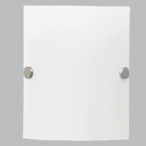 Bright Star Lighting - Frosted Glass Wall Bracket with Chrome Clips