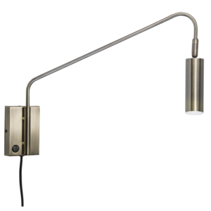 Bright Star Lighting - 5 Watt LED Bedside Light In Satin Brass or Matt Black - Satin Brass