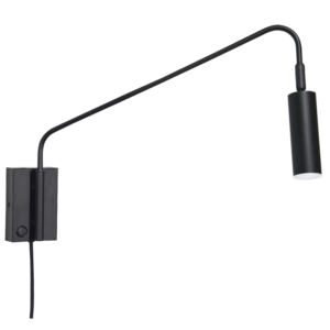 Bright Star Lighting - 5 Watt LED Bedside Light In Satin Brass or Matt Black - Matt Black