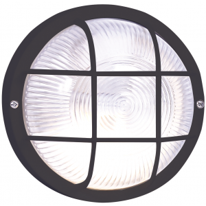 Bright Star Lighting - Outdoor Round PVC Bulkhead - Black
